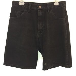 Vintage Wrangler Authentic Jeans Black Shorts